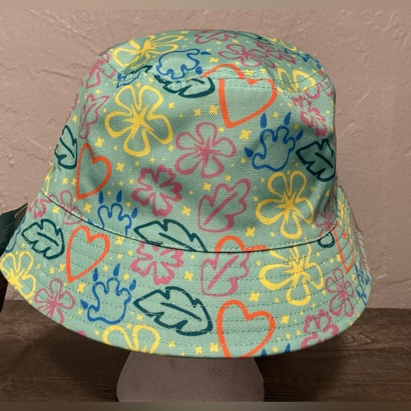 Disneys Stitch Floral Bucket Hat